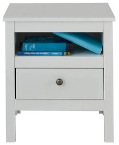 Nočný stolík FARGE 52x47 cm biela