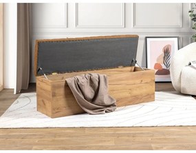 Lavica v oranžovej a prírodnej farbe Oceane – Bobochic Paris