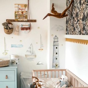 Samolepka do detskej izby sada porticello v noci