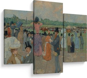 Obraz - Jean-Louis Forain, The Races at Longchamp, reprodukcia (90x60 cm)