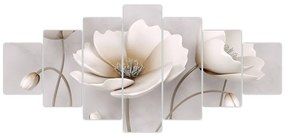 Obraz bieleho kvetu