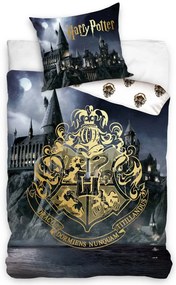 Detské obliečky Harry Potter Rokfortská škola 140x200/70x90 cm