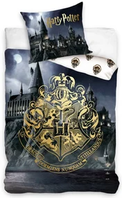 Detské obliečky Harry Potter Rokfortská škola 140x200/70x90 cm