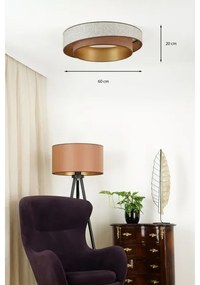 Brilagi - LED Stmievateľné svietidlo VEGAS SHINE LED/24W/230V pr. 60 cm hnedá + DO