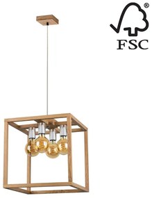 Spot-Light 61580474 - Luster na lanku KAGO 4xE27/60W/230V