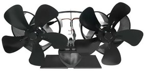Ventilátor do krbu DUO 26 x 14 x 11 cm
