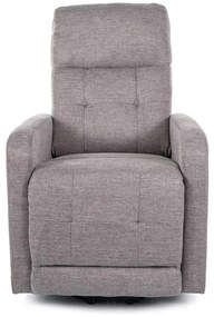Elektrické polohovací křeslo OTUS II Brego světle šedé