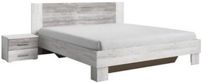 VERA manželská posteľ + 2x nočný stolík Farba: Canion artic pinie 224ZDH