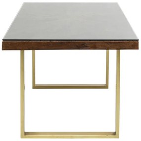 Conley jedálenský stôl mosadz 160x80