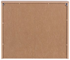 Kúpeľňová závesná skrinka BALI biela so zrkadlom 80 cm