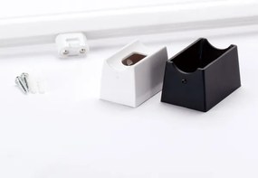 Orion Soff 3-484 - LED Nástenné svietidlo VISAGIST 1xS14d/8W/230V čierna