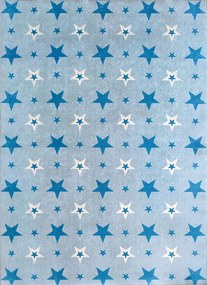 BE Koberec Porte 8461 BLUE – modrý obdĺžnikový Rozmer: 50x80 cm