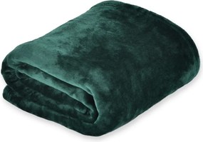 Flanelová deka Viktoria 140x200 cm, zelená