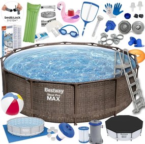 Bazén set Pro Max Rattan 366x100cm 26in1