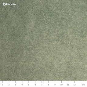 Zelená čalúnená dvojlôžková posteľ s roštom 140x200 cm Tulsa – Ropez