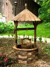 Bestent Dekoračná drevená studňa Charlie