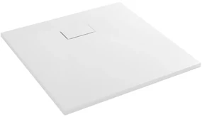 Cerano Gusto, štvorcová sprchová vanička 90x90x3 cm z minerálneho kompozitu, biela, CER-CER-414572