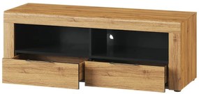 TV stolek Kama II 24 119 cm dub Camargue/černý