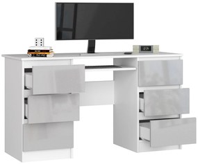 PC stolík Behati  (biela + metalický lesk). Vlastná spoľahlivá doprava až k Vám domov. 1069616