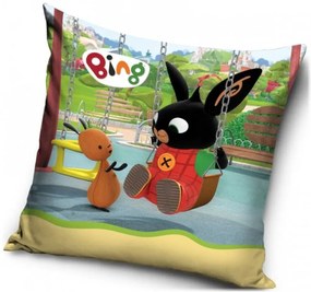 Vankúš Zajačik Bing na hojdačke - 40 x 40 cm