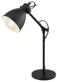 EGLO Stolová lampa PRIDDY, čierna