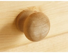 Vitrína z borovicového dreva v prírodnej farbe 180x35 cm Lisa – Støraa