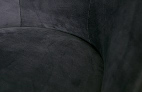 BePureHome Vogue zamatové dizajnové kreslo - Svetlozelená