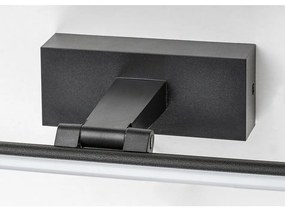 Rabalux 78001 nástenné LED svietidlo Gaten, 8 W, čierna