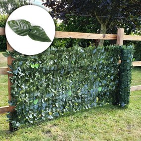 MultiGarden Maskovacia stena, umelý živý plot 500x150 cm, 3 kusy - brečtan zelený