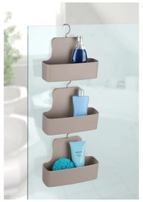 Béžová závesná polička do sprchy Wenko Barcelona