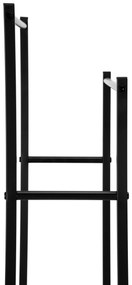 Vešiak na uteráky s 2 ramenami TORMES čierny