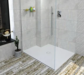 Polysan Polysan, FLEXIA sprchová vanička z liateho mramoru s možnosťou úpravy rozmeru 180x100x3,5cm, 72917