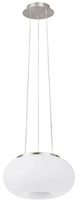Moderné svietidlo EGLO OPTICA biela/nikel 86813