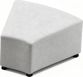 Sedačka LEA, trojuholník, svetlo sivá