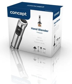 Concept TM5520 - Tyčový mixér s príslušenstvom 1500W/230V čierna/nerez