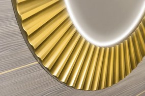 Sapho Sapho, PRIDE guľaté zrkadlo s LED osvetlením v ráme, priemer 90cm, zlatá, PD950