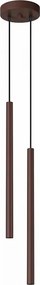 Sollux SL.2146 - Luster na lankách PASTELO 2xG9/8W/230V hnedá