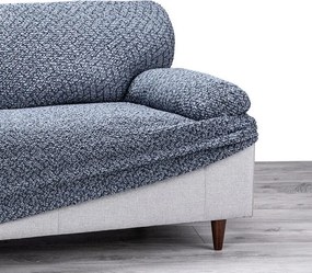 Bielastické poťahy VENEZIA modrá kreslo (š. 60 - 110 cm)