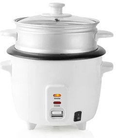 Nedis KARC06WT - Ryžovar 300W/230V 0,6l biela