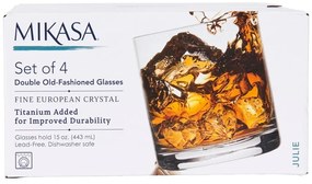 Pohár na whisky v súprave 4 ks 443 ml Julie - Mikasa