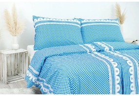 Stanex Luxusné obliečky 100% Bavlna babičkine údolie modré 140x200/70x90 cm