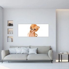 Obraz - Akvarelové zvieratko N⁰6 (120x50 cm)