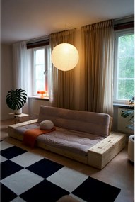 Modrá menčestrová rozkladacia pohovka 244 cm Base – Karup Design