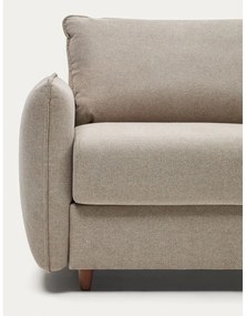 Béžová rozkladacia pohovka 185 cm Carlota – Kave Home