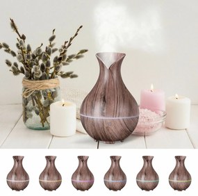 Sixtol Aroma difuzer Bloom šedé dřevo 200 ml