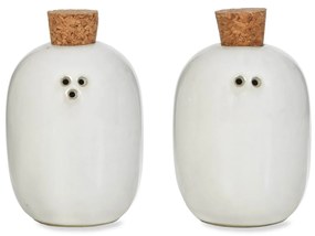 Garden Trading Set soľničky a koreničky Ithaca White