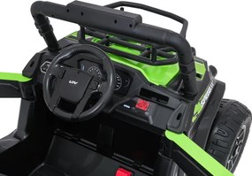 Elektrické terénne autíčko UTV LIFT zelené