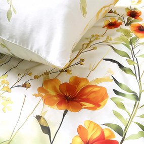 SATÉNOVÉ OBLIEČKY SATYNLOVE PREMIUM 160X200 CM, 2KS 70X80 CM KVETY