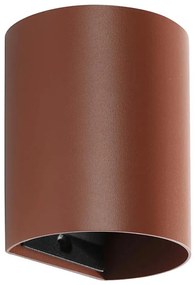 FARO 40525 - Nástenné svietidlo SOLE 1xGU10/8W/230V tehlová zaokrúhlený