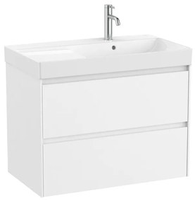 Kúpeľňová skrinka s umývadlom Roca ONA 80x64,5x46 cm biela mat ONA802ZBMP